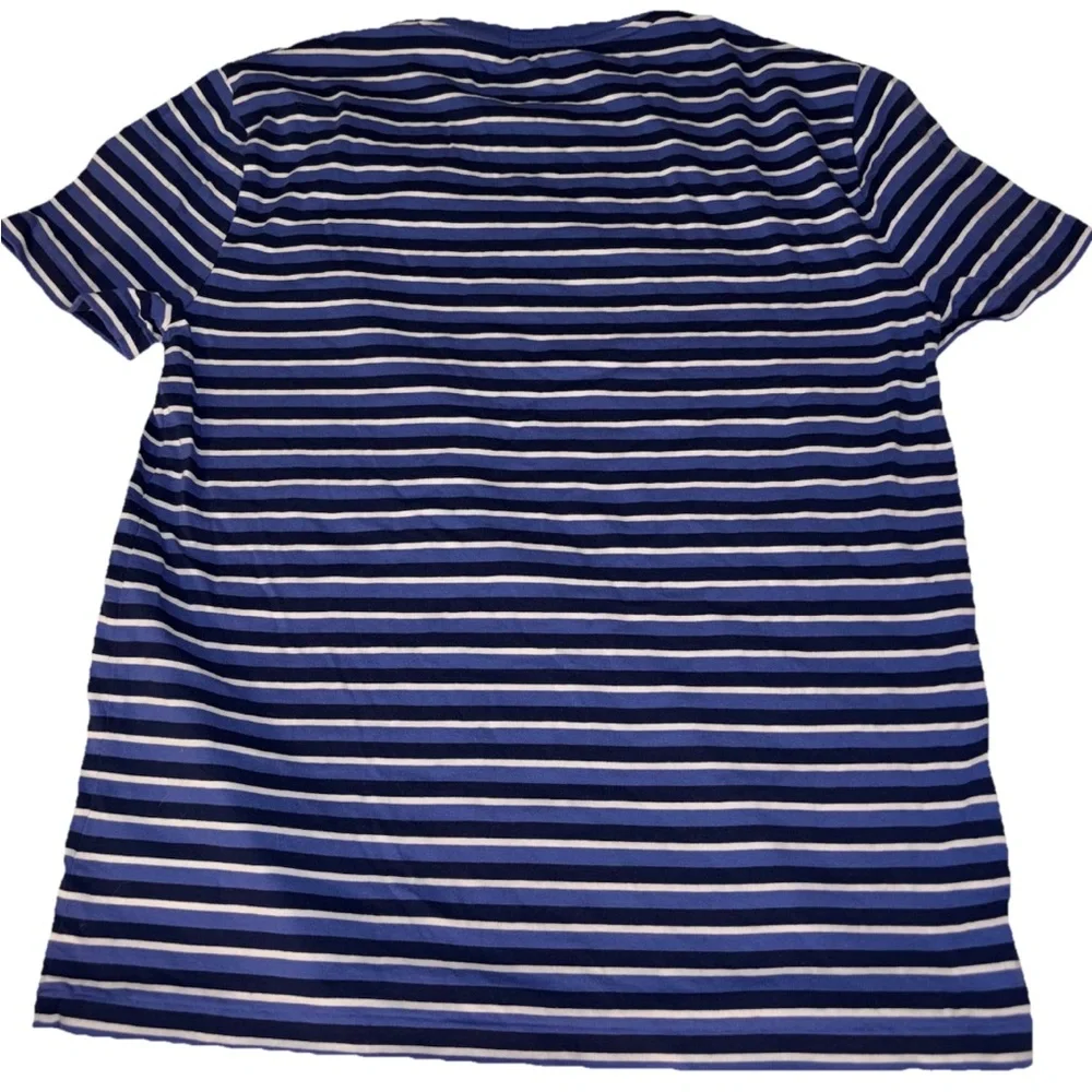 Polo Ralph Lauren Vintage Blue Label Mens Sz.M  Pullover T Shirt  Y2K Style EUC - Picture 2 of 9